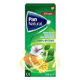 GSK Pan Natural Cough Σιρόπι για Ξηρό και Παραγωγικό Βήχα 128ml