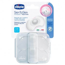 Chicco Skin to Skin Δίσκοι Στήθους Σιλικόνης S/M 2τμχ