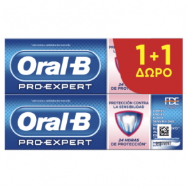 Oral-B Pro-Expert Οδοντόκρεμα για ευαίσθητα δόντια 75ml 1 + 1 Δώρο