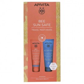 Apivita Set Bee Sun Safe Hydra Fresh Face Body SPF50 Ενυδατικό Γαλάκτωμα για πρόσωπο & σώμα 100ml & After Sun Cool Sooth 100ml