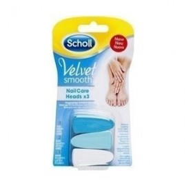 Dr Scholl Velvet smooth nail care heads Ανταλλακτικά 3 τεμάχια
