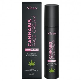 Vican Wise Beauty Cannabis Face Cream Κρέμα Βαθιάς Ενυδάτωσης με Οργανικό Έλαιο Κάνναβης 50ml