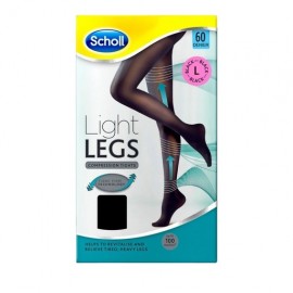 Scholl Light Legs Καλσόν Διαβαθμισμένης Συμπίεσης 60Den Black Large