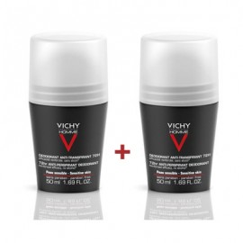 Vichy Deodorant Homme 72H 50ml 1+1
