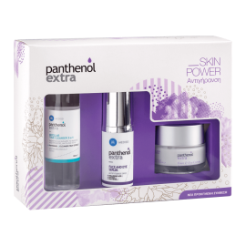 Panthenol Extra Night Cream 50ml & Micellar True Cleanser 3 in 1 100ml & Face And Eye Serum 30ml