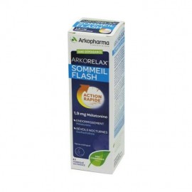 Arkopharma Arkorelax Sleep Flash Spray Συμπλήρωμα Διατροφής για τον Ύπνο με Μελατονίνη και Εσχολτζία 20ml