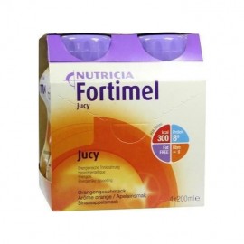 Nutricia Fortimel Jucy Orange Flavor Πόσιμο Θρεπτικό Συμπλήρωμα Υψηλής Ενέργειας με Γεύση Πορτοκάλι 4x200ml