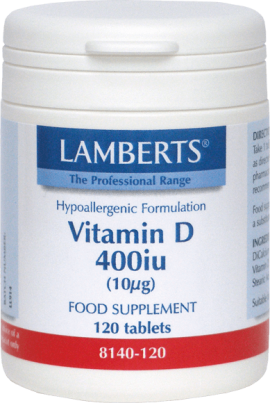 Lamberts Vitamin D3 400iu 120 tabs