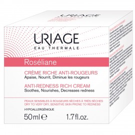 Uriage Roseliane Anti-Redness Rich Cream - Κρέμα Πλούσιας Υφής Κατά Της Ερυθρότητας 50ml