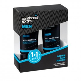 Panthenol Extra Men Face and Eye Cream 75ml + After Shave Balm 75ml