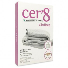 Vican Cer8 Clothes Microcapsules Patch Σκοροαπωθητικό Ρούχων με Μικροκάψουλες για Ντουλάπια & Συρτάρια 12τμχ