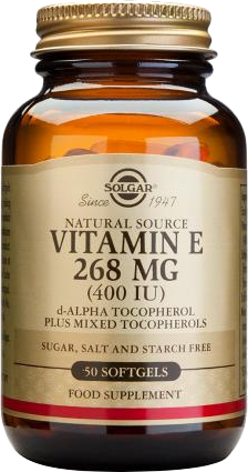 Solgar Vitamin E 400 IU, 268mg 50s
