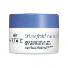 Nuxe Creme Fraiche De Beaute 48H Moisturizing Rich Cream Κρέμα Πλούσιας Υφής 48ωρης Ενυδάτωσης Ξηρές Επιδερμίδες 50ml