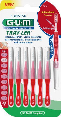 Gum Trav- Ler Μεσοδόντια βουρτσάκια 0.8mm 6τμχ