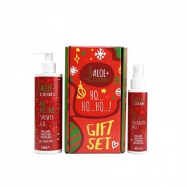 Aloe+ Colors Set Christmas Shower Gel Ho Ho Ho Αφρόλουτρο 250ml & Christmas Hair Body Mist Ενυδατικό Σπρέι Σώματος Μαλλιών 100ml