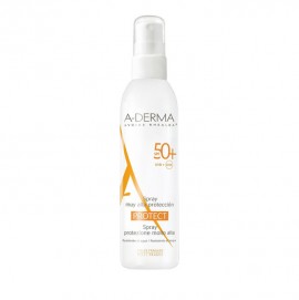 A-Derma Protect Spray SPF50+ Αντηλιακό Spray για Πρόσωπο και Σώμα 200ml