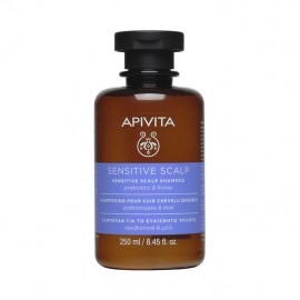 Apivita Sensitive Scalp Prebiotics & Honey Shampoo Σαμπουάν για το Ευαίσθητο Τριχωτό με Πρεβιοτικά και Μέλι 250ml