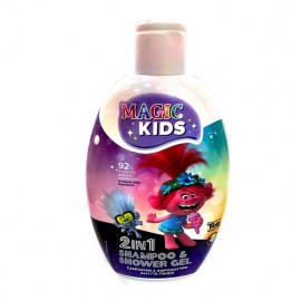 Helenvita Magic Kids Trolls Poppy 2 in 1 Shampoo & Shower Gel Παιδικό Σαμπουάν και Αφρόλουτρο 500ml