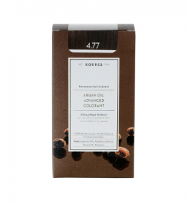 Korres Argan Oil 4.77 Μόνιμη Βαφή Σκούρο Σοκολατί 50ml