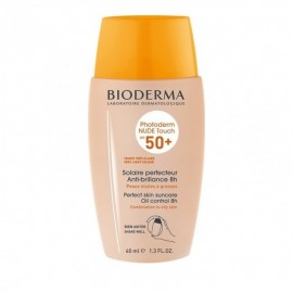 Bioderma Photoderm Nude Touch Very Light Colour Oil Control 8h Λεπτόρευστη Αντηλιακή Κρέμα Προσώπου με Χρώμα SPF50 40ml