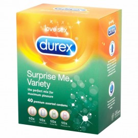 Durex Surprise Me Variety 40 τμχ