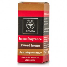 Apivita Essential Oil Blend Μίγμα Αιθέριων Ελαίων Sweet Home Πορτοκάλι Κανέλα Γαρύφαλλο 10ml
