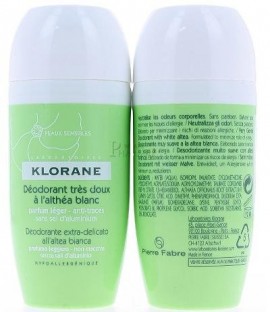 Klorane Deodorant tres doux 40ml 1+1