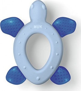 Nuk Cool All Around Δακτύλιος Οδοντοφυΐας Μπλε Χελώνα 3+m 1τμχ