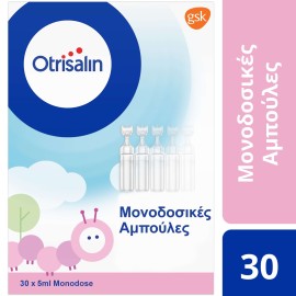 Otrisalin πλαστικές αμπούλες μίας χρήσης 30 x 5ml