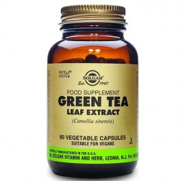 Solgar Green Tea Leaf Extract Συμπλήρωμα Διατροφής Φυτικό Εκχύλισμα από Πράσινο Τσάι 60vcaps