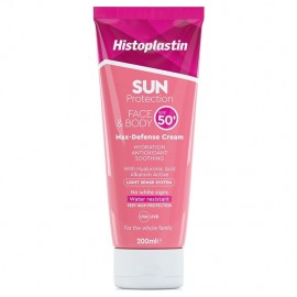 Heremco Histoplastin Sun Protection Max Defense Cream Face & Body SPF50 Αντηλιακή Κρέμα για Πρόσωπο & Σώμα 200ml