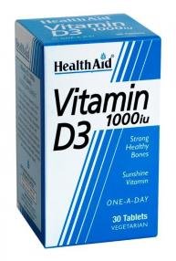 Health Aid Vitamin D3 1000iu 30 tabs