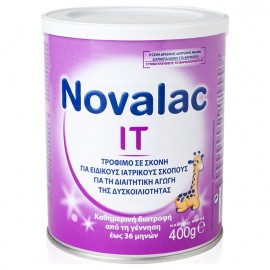 Novalac IT Γάλα σε Σκόνη για την Αντιμετώπιση της Δυσκοιλιότητας από 0m+ έως 36m 400gr