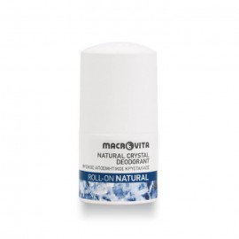 Macrovita Natural Crystal Deodorant Roll-on Natural Φυσικός Αποσμητικός Κρύσταλλος 50ml
