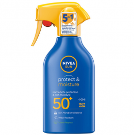 Nivea Sun Protect & Moisture Spray SPF50 Αντιηλιακό Σπρέι για Πρόσωπο & Σώμα 5 σε 1 270ml