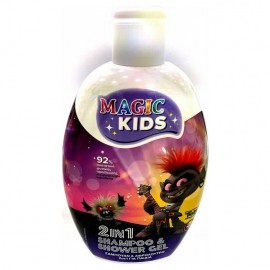 Helenvita Magic Kids Trolls 2 in 1 Shampoo & Shower Gel Παιδικό Σαμπουάν & Αφρόλουτρο 500ml