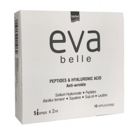 Intermed Eva Belle Peptides & Hyaluronic Acid Anti-Wrinkle Ampoules Εντατική Αντιμετώπιση Λεπτών Γραμμών & Ρυτίδων 5x2ml