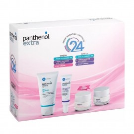 Panthenol Extra Face Cleansing Gel 150ml + Triple Effect Defense Eye Cream 25ml + Day Cream spf15 50ml + Night Cream 50ml