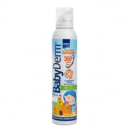 BabyDerm Invisible Sunscreen Cream Spray spf50+ Αντηλιακό Σπρέι για παιδιά 200ml