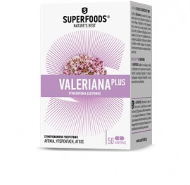 Superfoods Valeriana plus 50 Φυτικές κάψουλες