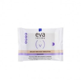 Intermed Eva Intima Biolact Maxi Size Towelettes Πανάκια Καθαρισμού Ευαίσθητης Περιοχής με Προβιοτικά & Πρεβιοτικά 10τμχ