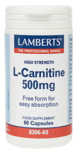 Lamberts L - Carnitine 500mg 60caps