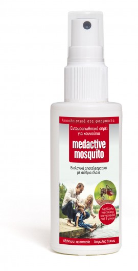 Euromed Medactive Mosquito Εντομοαπωθητικό spray για κουνούπια 100ml