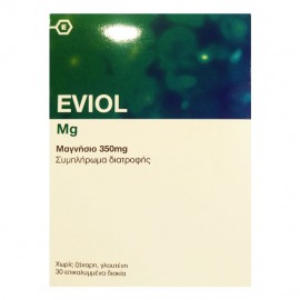 Eviol Mg Μαγνήσιο 350mg Συμπλήρωμα Διατροφής με Μαγνήσιο 30 κάψουλες
