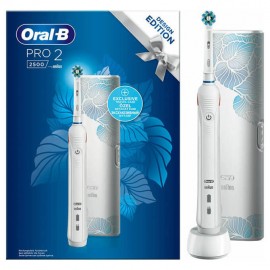 Oral-B Pro 2 2500 Design Edition White & Travel Case 1τμχ