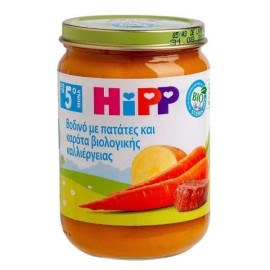 HiPP Βρεφικό Γεύμα Βοδινό με Πατάτες & Καρότα 190gr