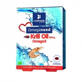 Krill omega 3 500mg 30 κάψουλες