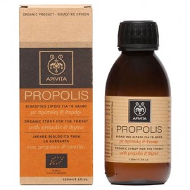 Apivita Propolis Βιολογικό Σιρόπι για το λαιμό με πρόπολη & θυμάρι 150ml