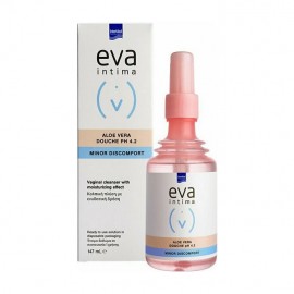 Intermed Eva Intima Aloe Vera pH 4.2 Douche Minor Discomfort Κολπική Πλύση για Καθαρισμό & Ενυδάτωση 147ml