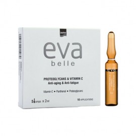 Intermed Eva Belle Proteoglycans & Vitamin C Αμπούλες για το Πρόσωπο με Αντιρυτιδική & Αντιοξειδωτική Δράση 5x2ml